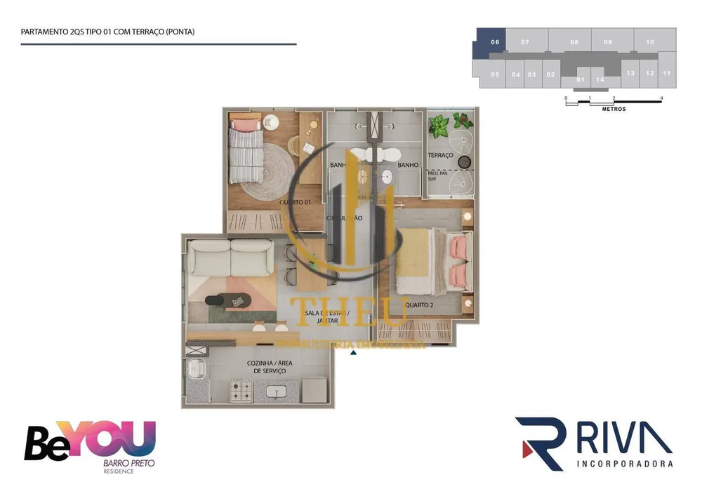 Apartamento, 2 quartos, 111 m² - Foto 1