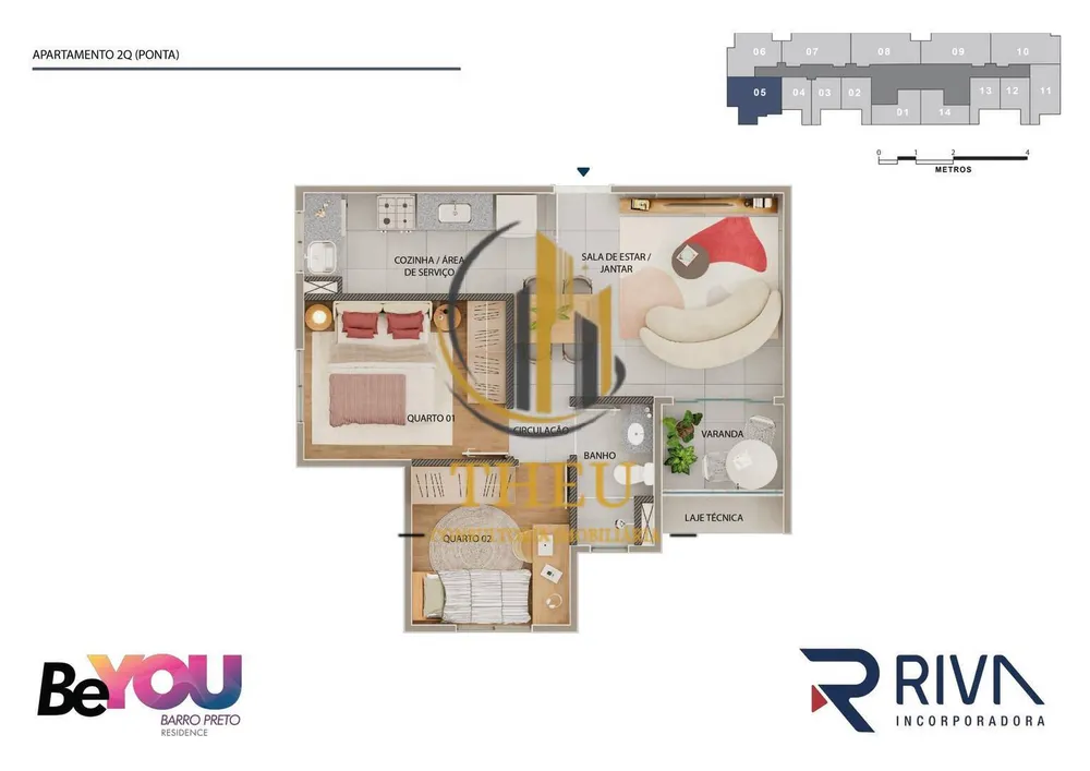 Apartamento, 2 quartos, 111 m² - Foto 2