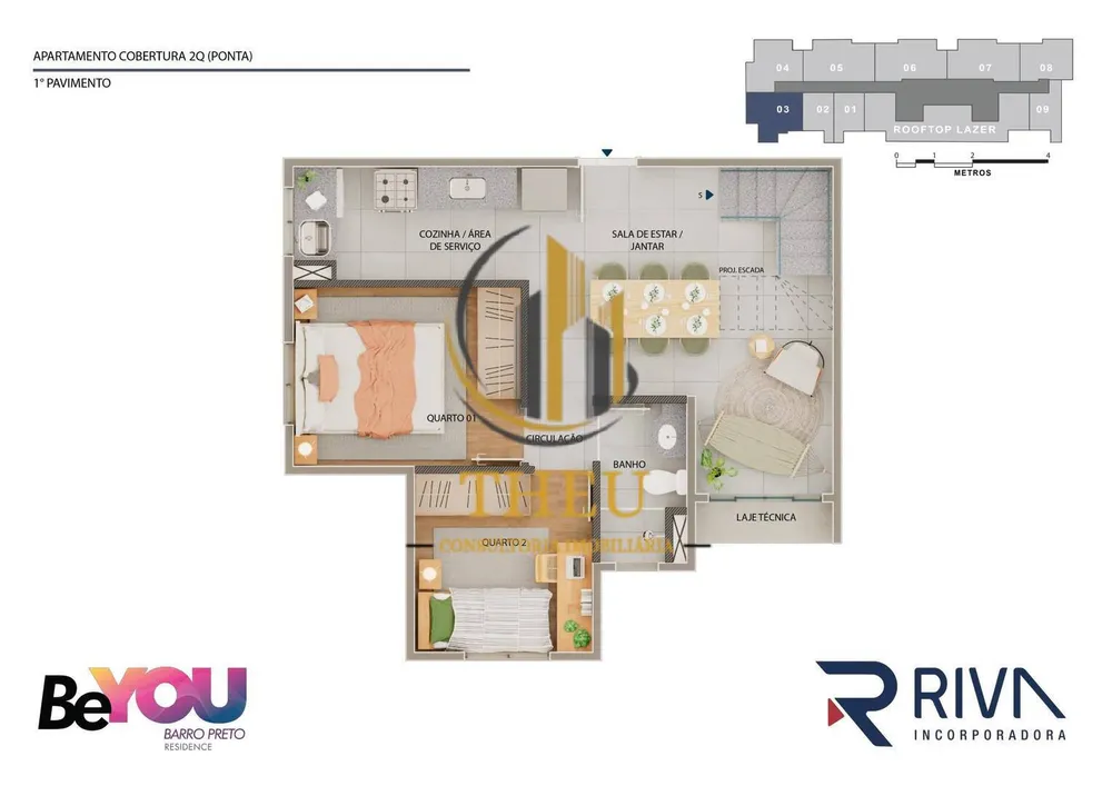 Apartamento, 2 quartos, 111 m² - Foto 3