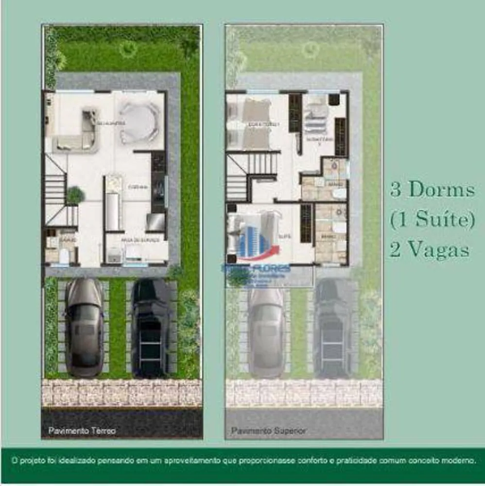 Sobrado, 3 quartos, 89 m² - Foto 20