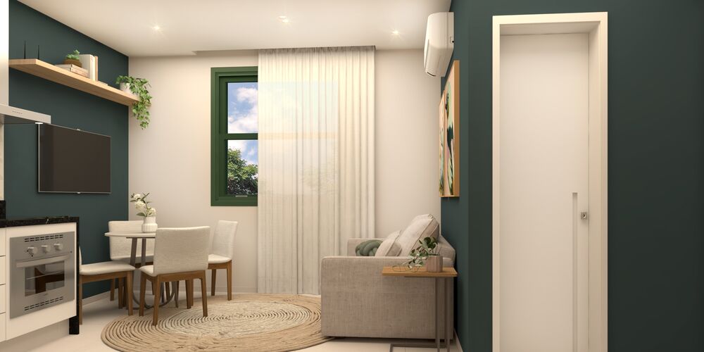 Apartamento, 1 quarto, 33 m² - Foto 2