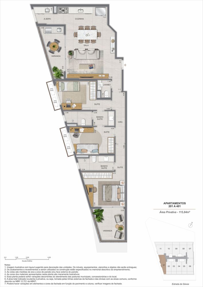 Apartamento, 3 quartos, 115 m² - Foto 19