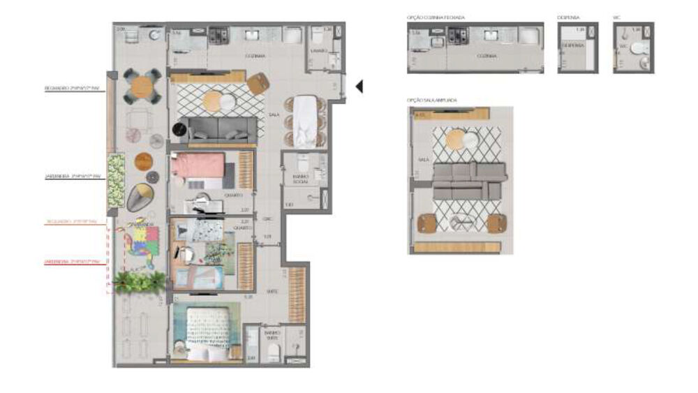 Apartamento, 3 quartos, 100 m² - Foto 19