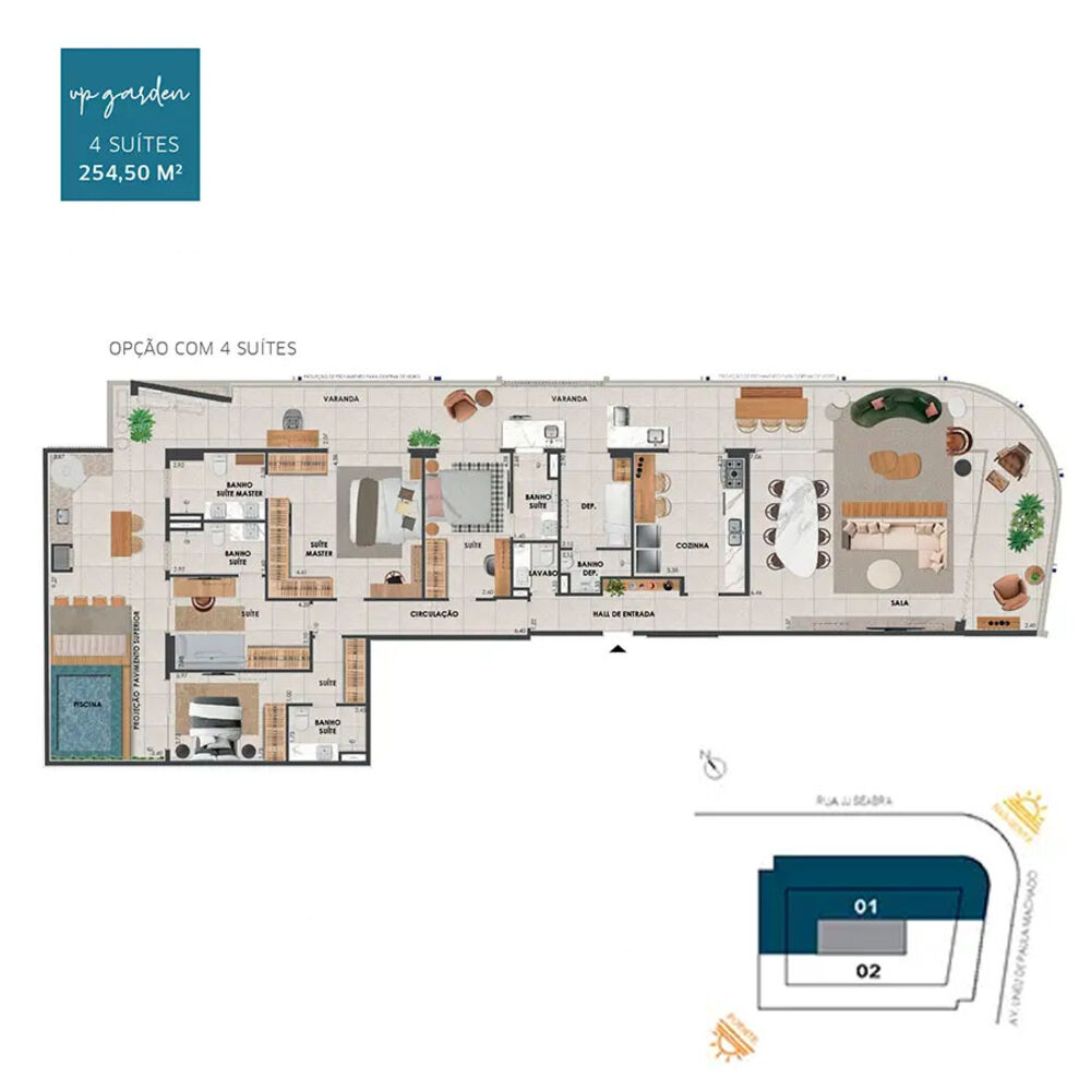 Apartamento, 4 quartos, 254 m² - Foto 14