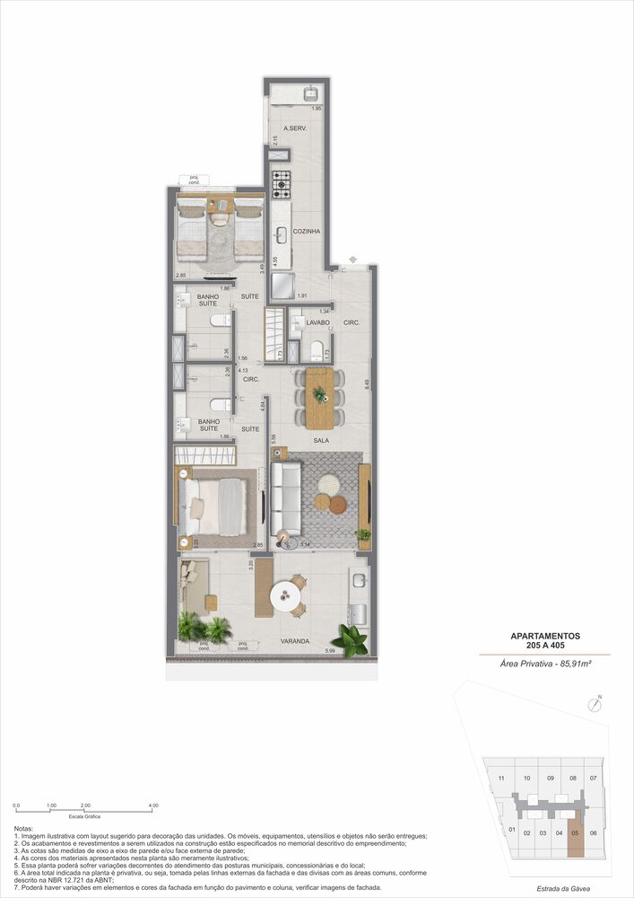 Apartamento, 2 quartos, 86 m² - Foto 14