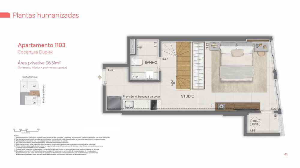 Cobertura, 1 quarto, 95 m² - Foto 9