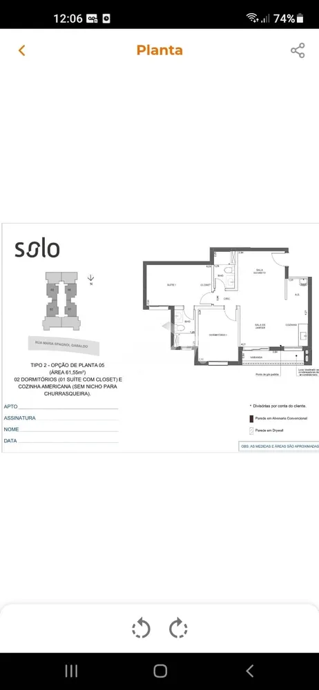 Apartamento, 2 quartos, 61 m² - Foto 1