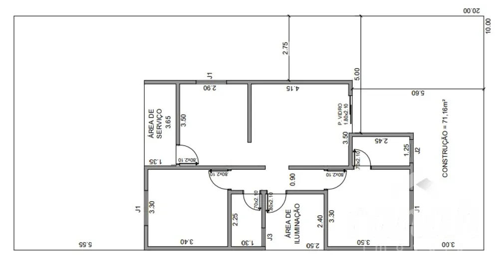 Casa, 2 quartos, 72 m² - Foto 2