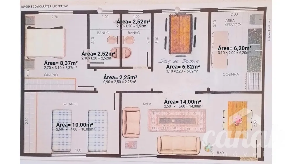 Apartamento, 2 quartos, 60 m² - Foto 2