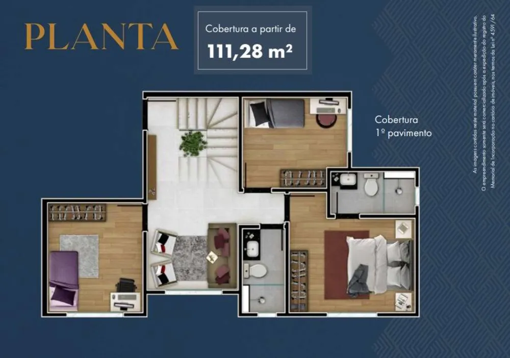 Cobertura, 3 quartos, 120 m² - Foto 11
