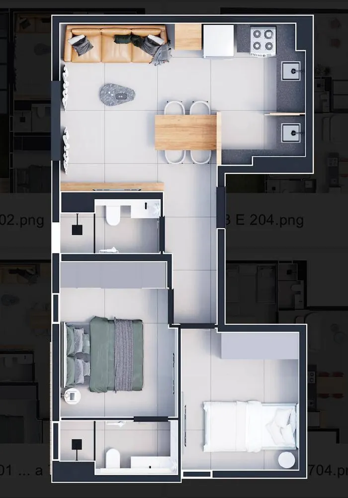 Apartamento, 2 quartos, 53 m² - Foto 6