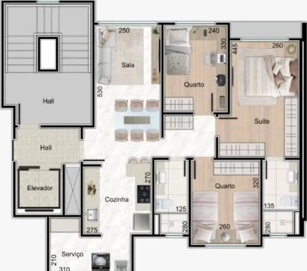 Apartamento, 3 quartos, 115 m² - Foto 9