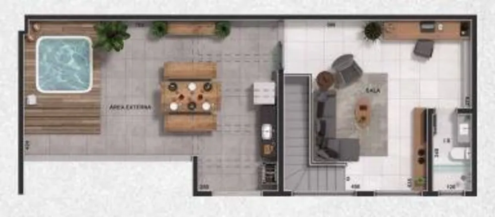 Cobertura, 2 quartos, 26 m² - Foto 5