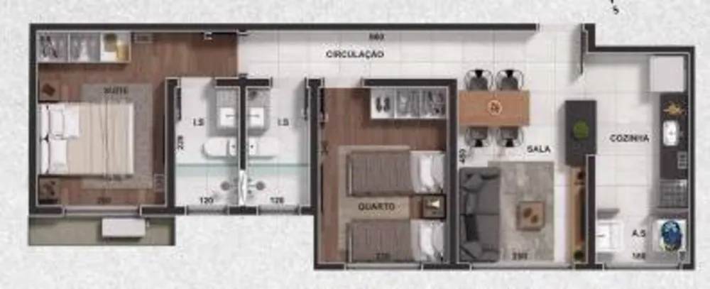 Cobertura, 2 quartos, 26 m² - Foto 9