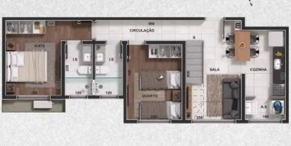 Cobertura, 2 quartos, 26 m² - Foto 7