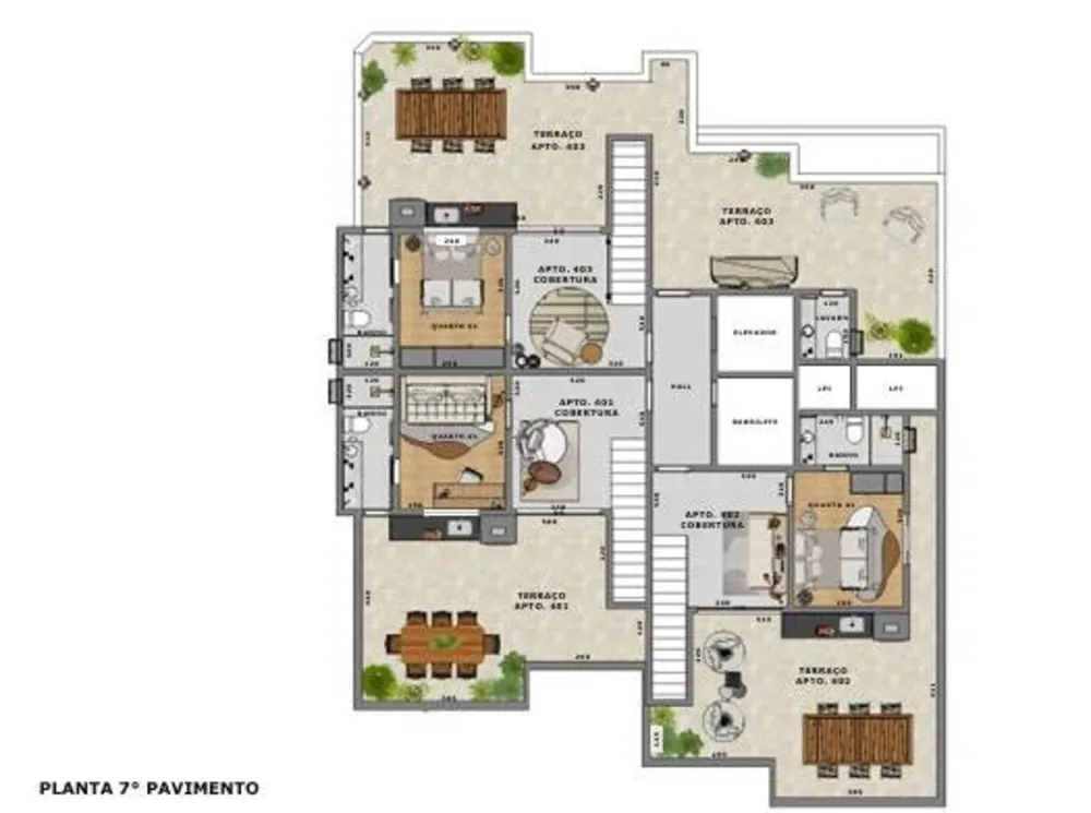 Cobertura, 3 quartos, 26 m² - Foto 4