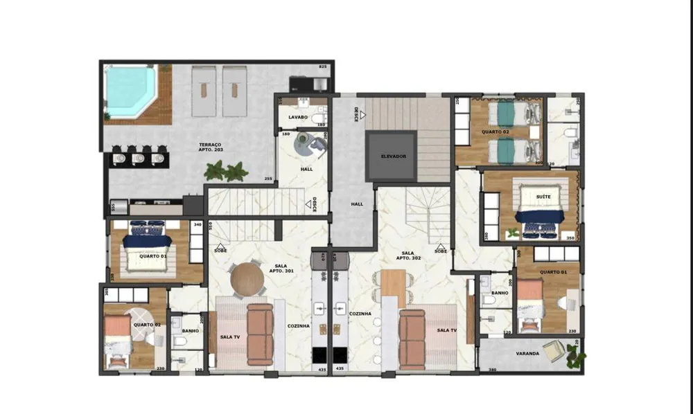Cobertura, 2 quartos, 47 m² - Foto 14