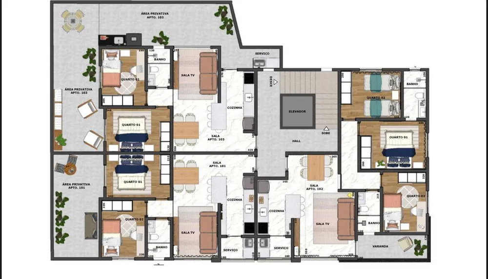 Cobertura, 2 quartos, 47 m² - Foto 13