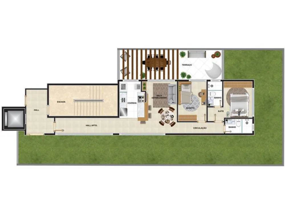 Apartamento, 2 quartos, 95 m² - Foto 1