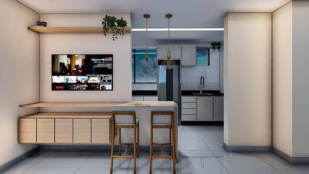 Apartamento, 2 quartos, 54 m² - Foto 1