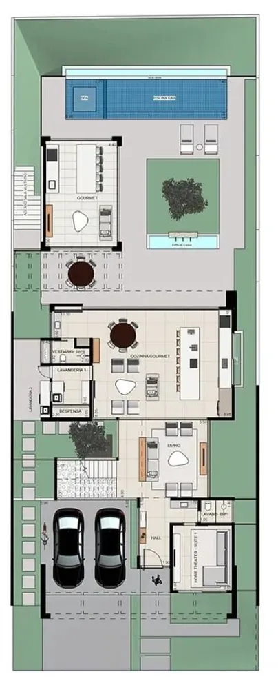 Sobrado, 5 quartos, 418 m² - Foto 2