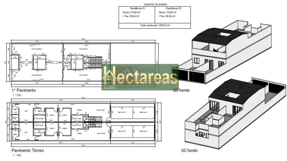 Casa, 3 quartos - Foto 2