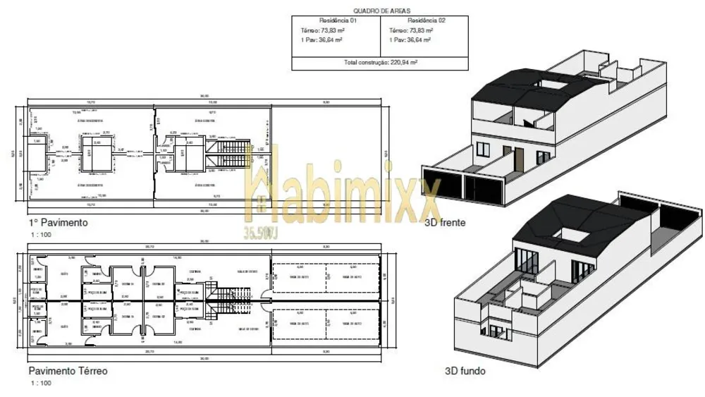 Casa, 3 quartos - Foto 2