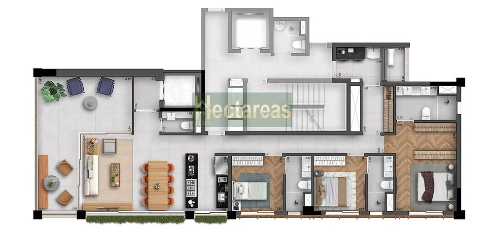Apartamento, 3 quartos, 147 m² - Foto 7