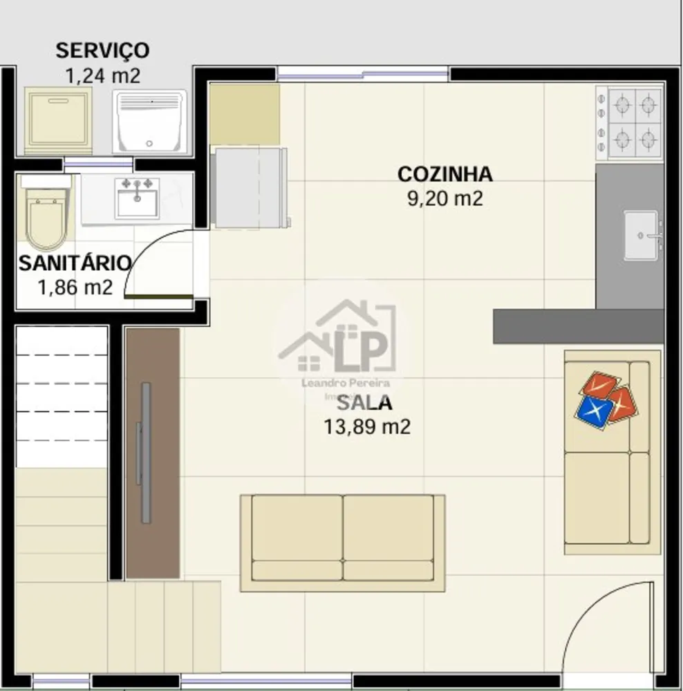 Casa, 2 quartos, 48 m² - Foto 4
