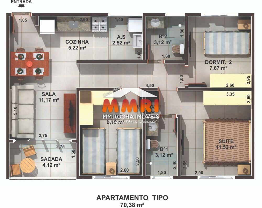 Casa de Condomínio, 3 quartos - Foto 1