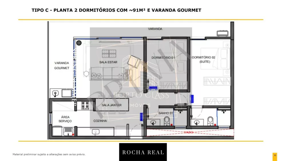 Apartamento, 2 quartos - Foto 3