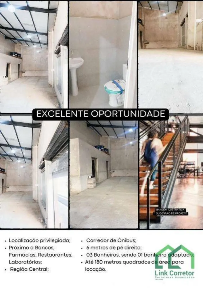 Loja-Salão, 180 m² - Foto 1