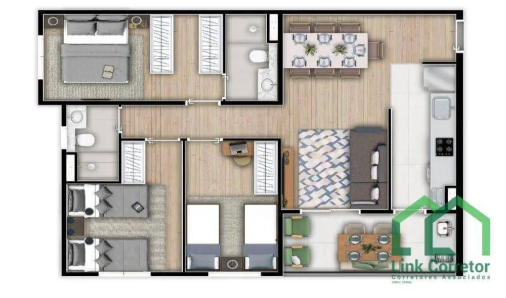 Apartamento, 3 quartos - Foto 7