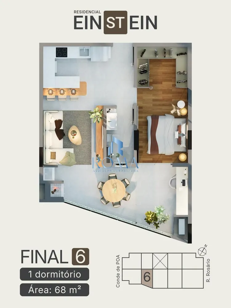 Apartamento, 1 quarto, 68 m² - Foto 3