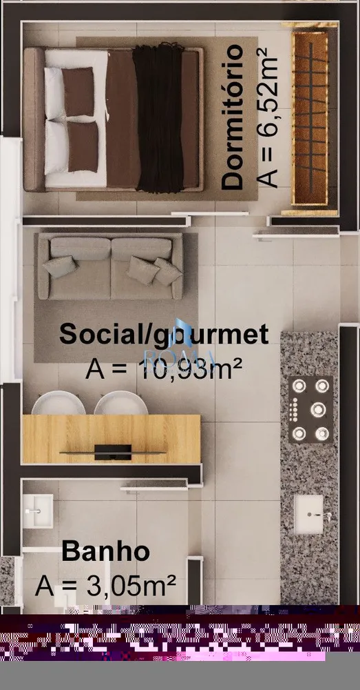 Apartamento, 1 quarto, 26 m² - Foto 4