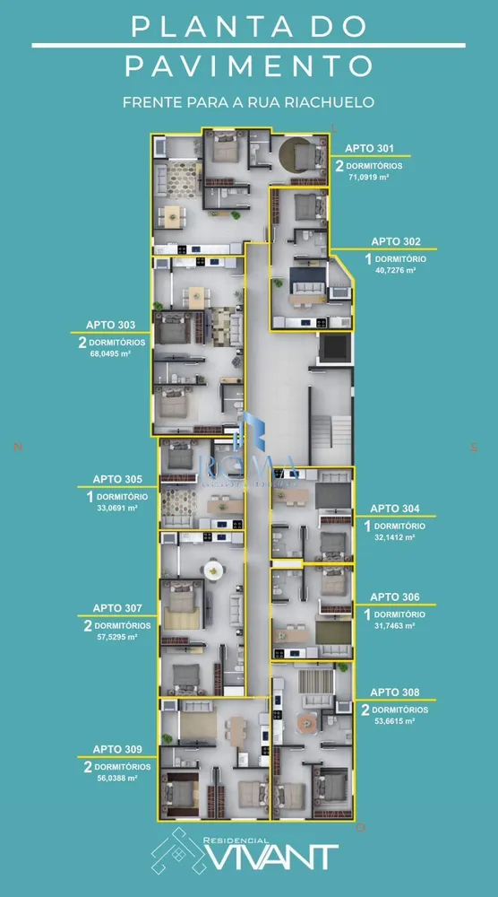 Apartamento, 2 quartos, 53 m² - Foto 15