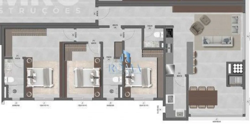 Apartamento, 3 quartos, 135 m² - Foto 3