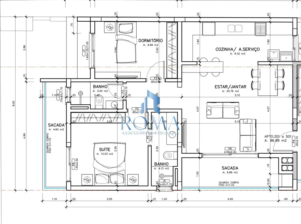 Apartamento, 2 quartos, 86 m² - Foto 4