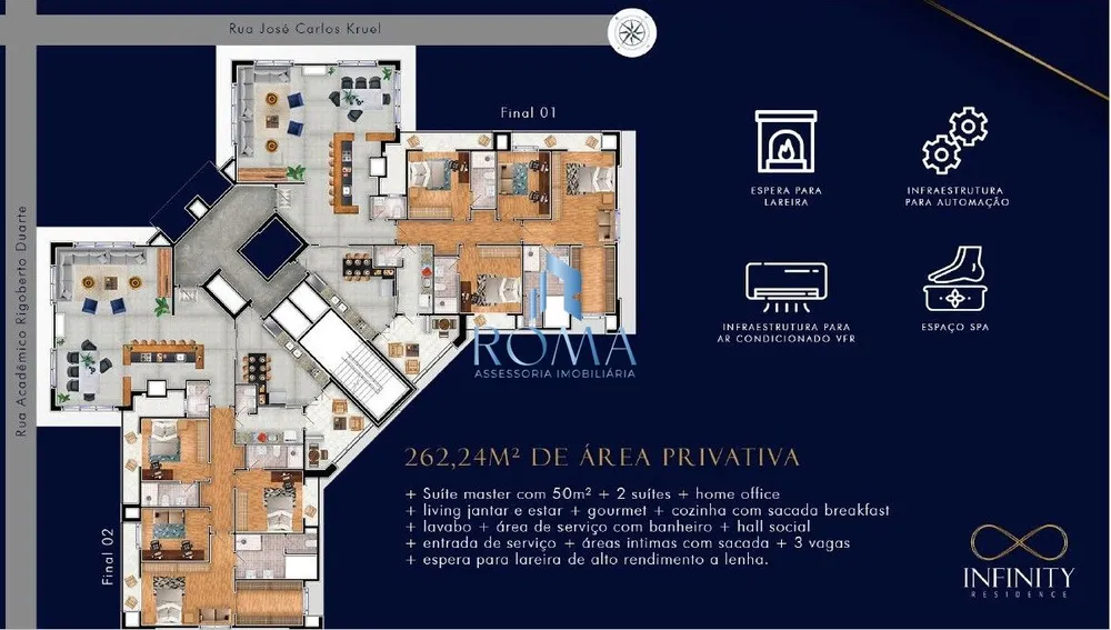 Apartamento, 3 quartos - Foto 2