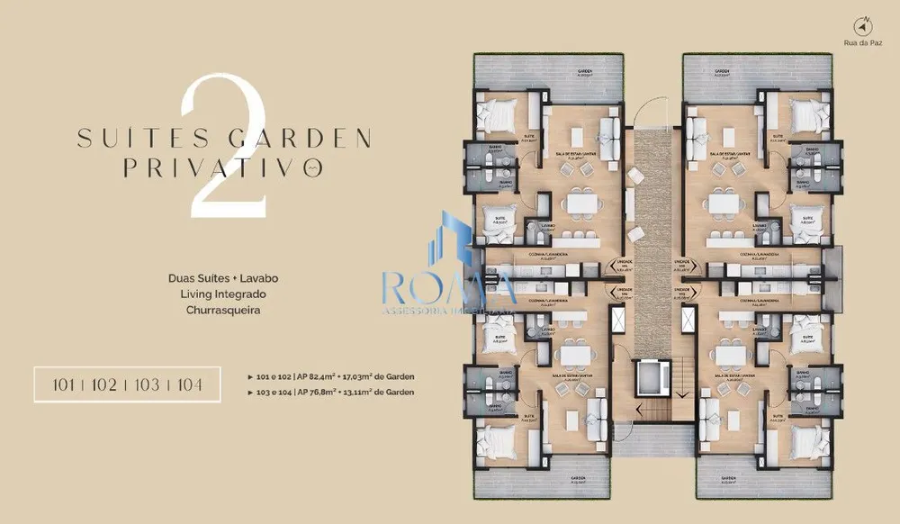 Apartamento, 2 quartos, 99 m² - Foto 1