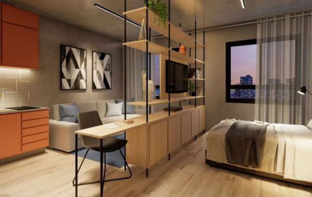 Apartamento, 1 quarto, 27 m² - Foto 2