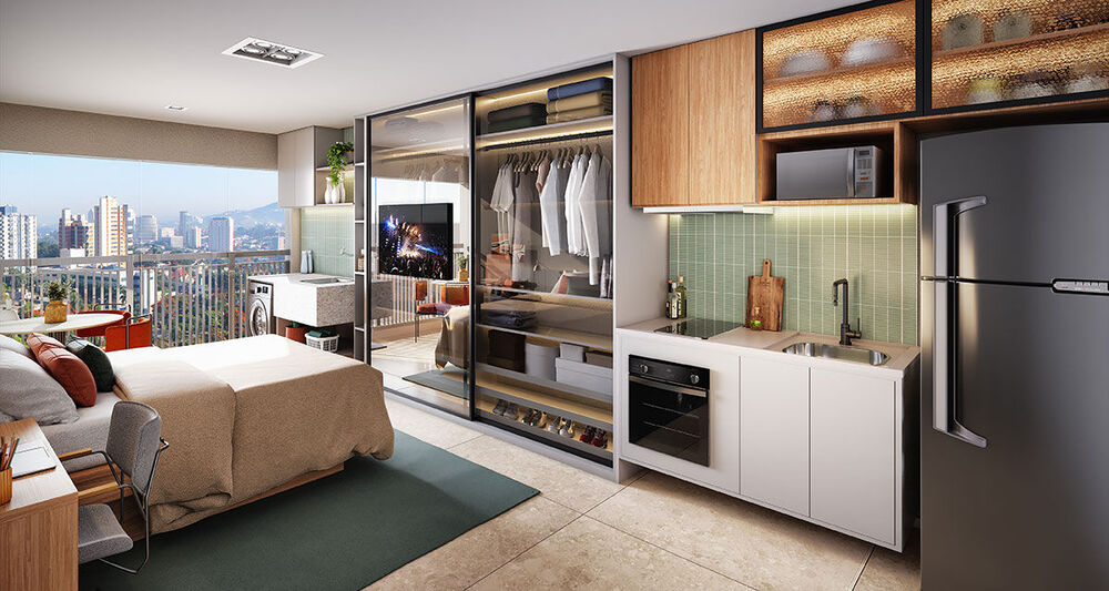 Apartamento, 1 quarto, 26 m² - Foto 3