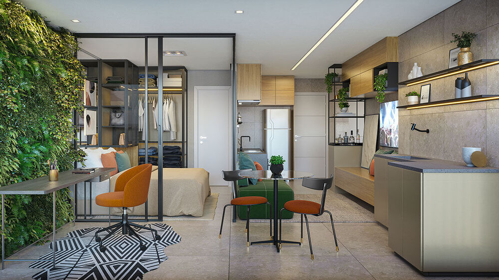 Apartamento, 1 quarto, 26 m² - Foto 4