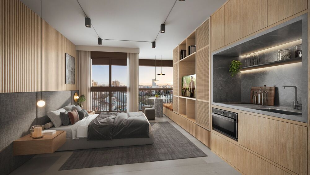 Apartamento, 1 quarto, 27 m² - Foto 1