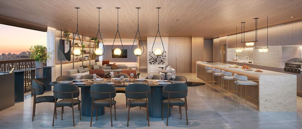 Apartamento à venda com 3 quartos, 224m² - Foto 2