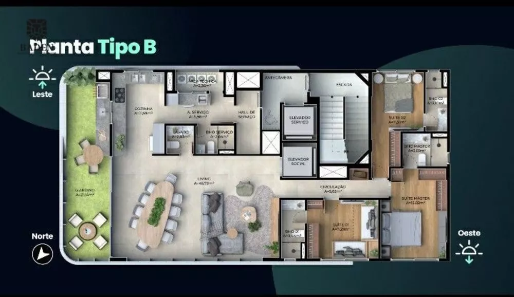 Apartamento, 4 quartos, 160 m² - Foto 4