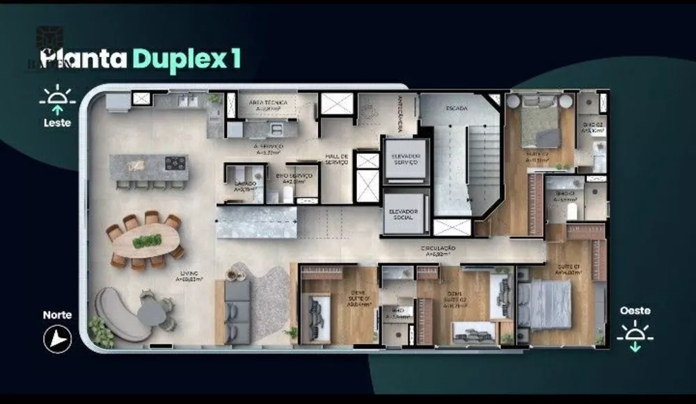 Apartamento, 4 quartos, 160 m² - Foto 1