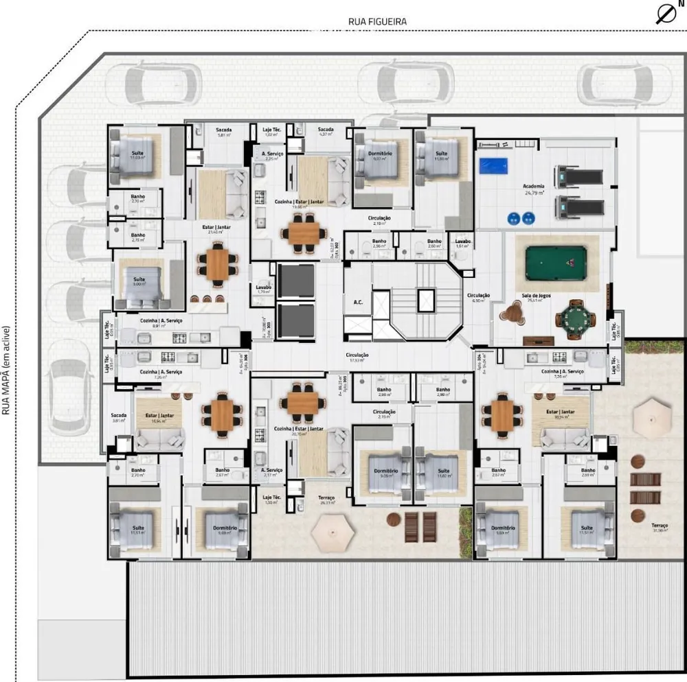 Apartamento, 2 quartos, 62 m² - Foto 31