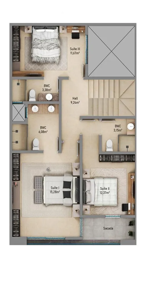 Sobrado, 3 quartos, 220 m² - Foto 35