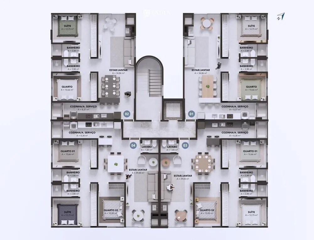 Apartamento, 2 quartos, 79 m² - Foto 14